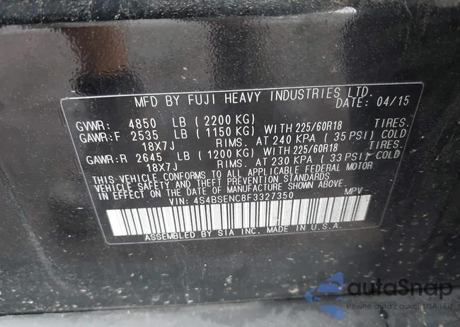 4S4BSENC8F3327350: 42492143