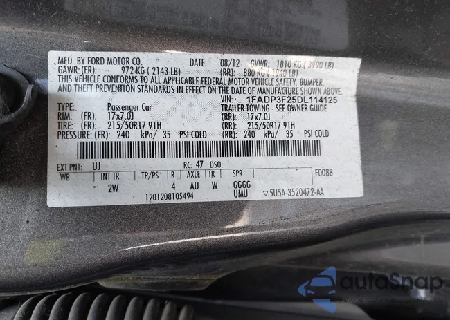 1FADP3F25DL114125: 42492269