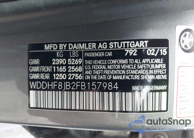 WDDHF8JB2FB157984: 42491313