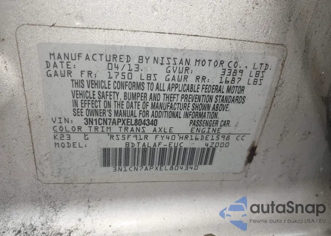 3N1CN7APXEL804340: 42492698