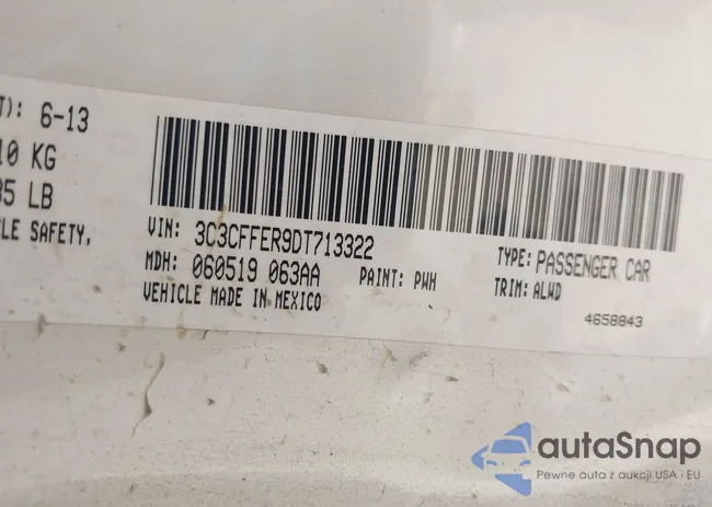 3C3CFFER9DT713322: 42492701