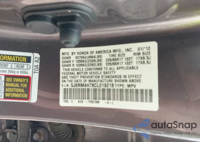 5J6RM4H78CL019218: 42492790