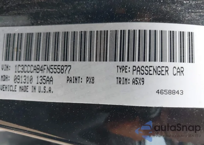 1C3CCCAB4FN555877: 42492830