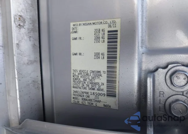 1N4CL2AP4BC185009: 42492837