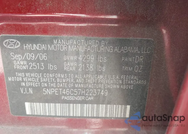 5NPET46C57H223749: 42493034