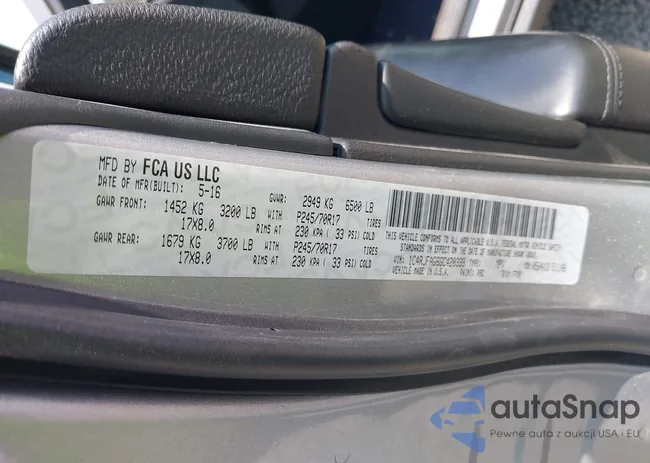 1C4RJFAG6GC420339: 42493162