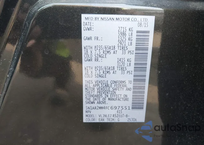 5N1AR2MM4FC697551: 42493235