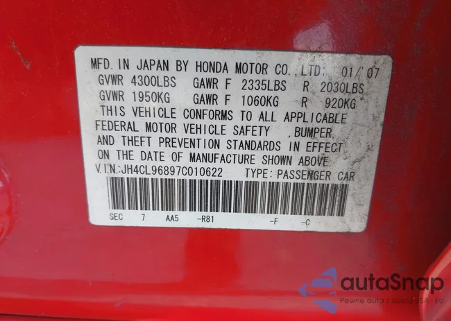 JH4CL96897C010622: 42493246