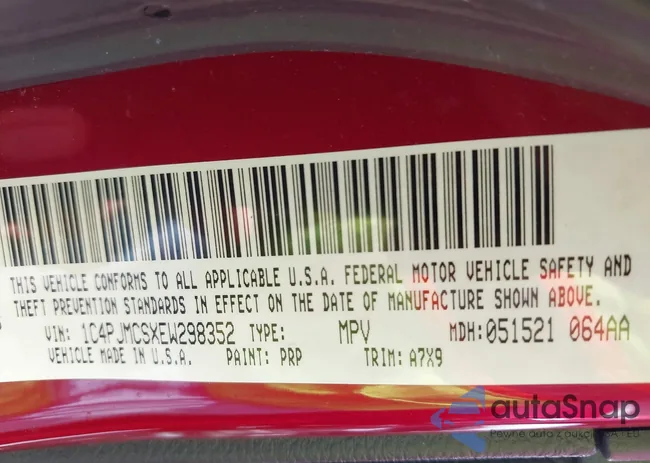 1C4PJMCSXEW298352: 42492333