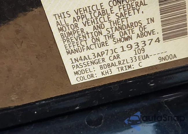 1N4AL3AP7JC193374: 42492350