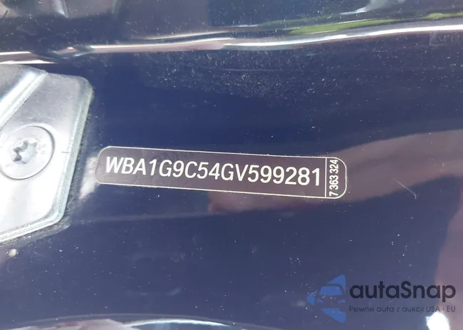 WBA1G9C54GV599281: 42492407