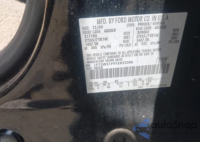 1FTSW31F91EB55386: 42492448