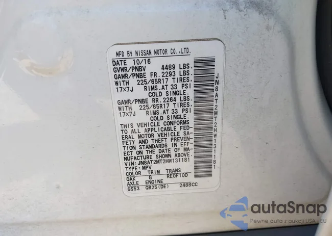 JN8AT2MT2HW131181: 42493722