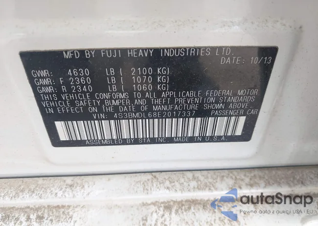 4S3BMDL68E2017337: 42494175