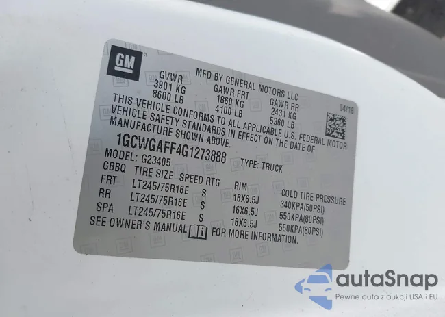 1GCWGAFF4G1273888: 42493324