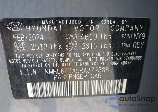 KMHL64JA5RA379588: 42493408