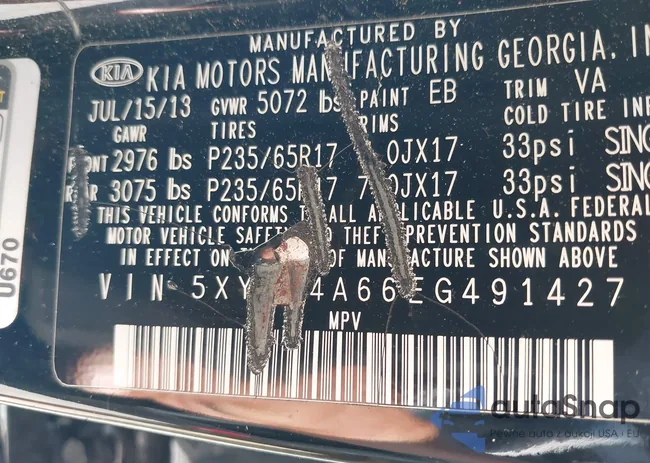 5XYKT4A66EG491427: 42493473