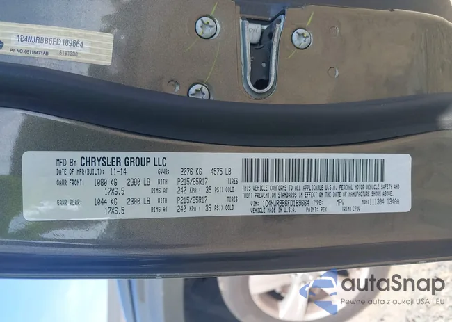 1C4NJRBB6FD189664: 42493560