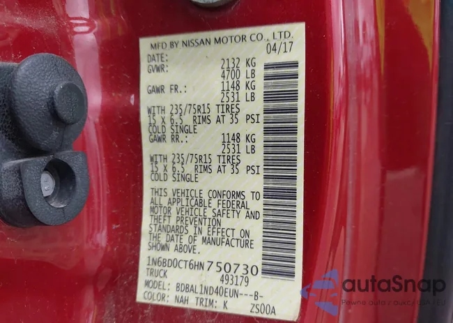 1N6BD0CT6HN750730: 42494914