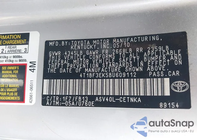 4T1BF3EK5BU609112: 42494941