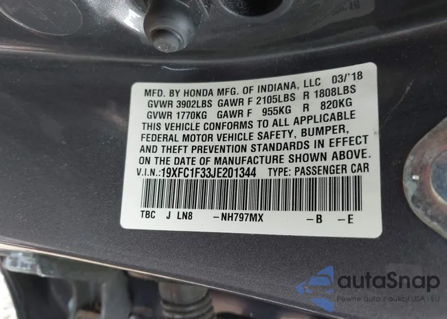 19XFC1F33JE201344: 42495107