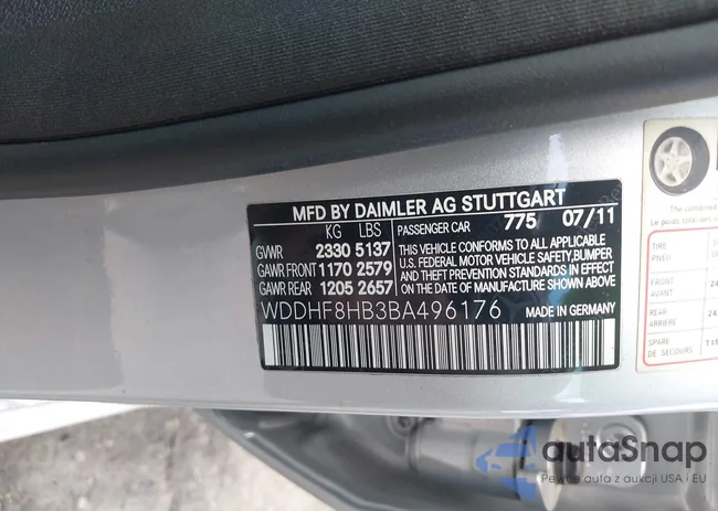 WDDHF8HB3BA496176: 42495139