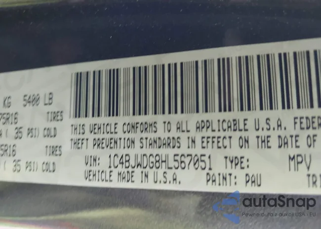 1C4BJWDG8HL567051: 42495250