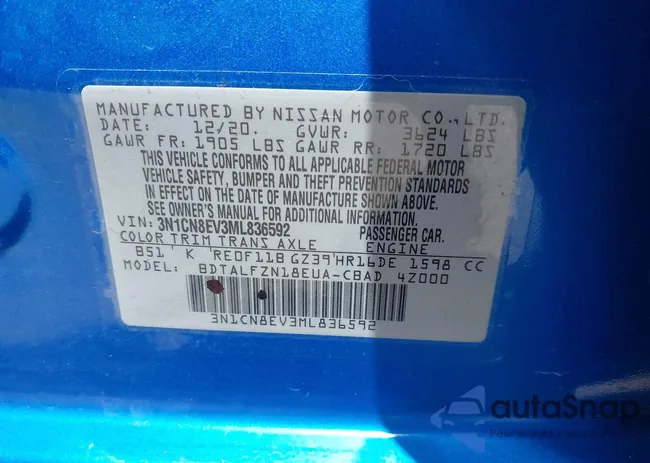 3N1CN8EV3ML836592: 42495266