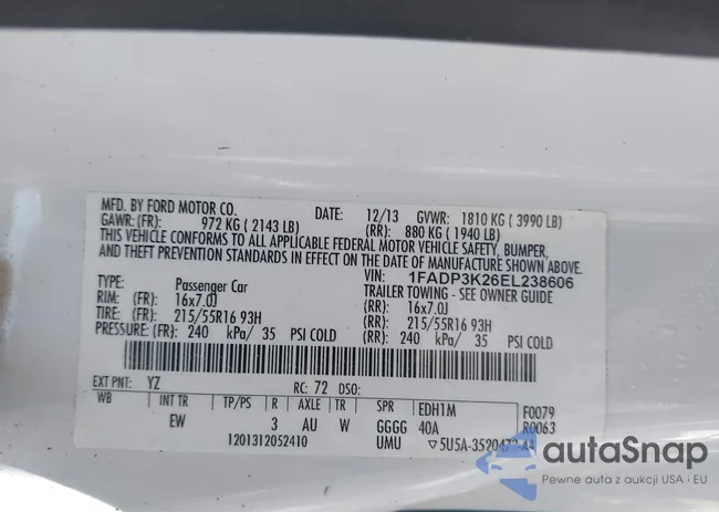 1FADP3K26EL238606: 42494413