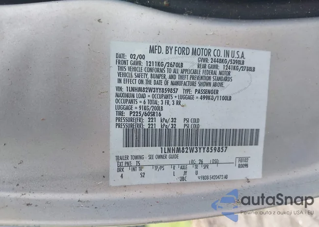 1LNHM82W3YY859857: 42495876