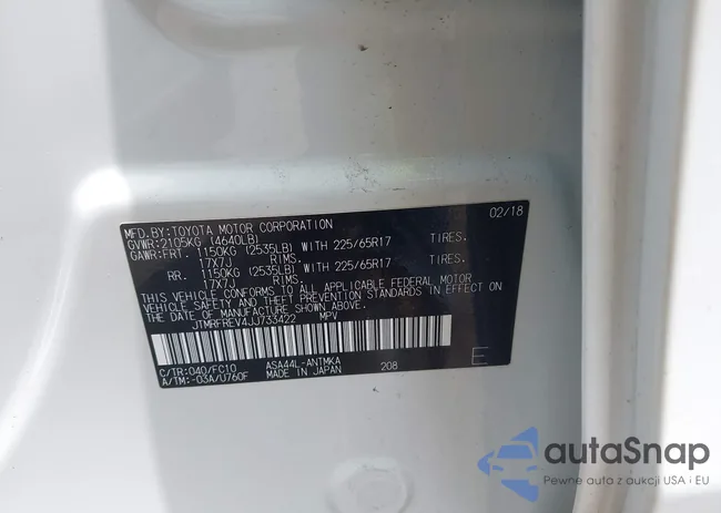 JTMRFREV4JJ733422: 42496092