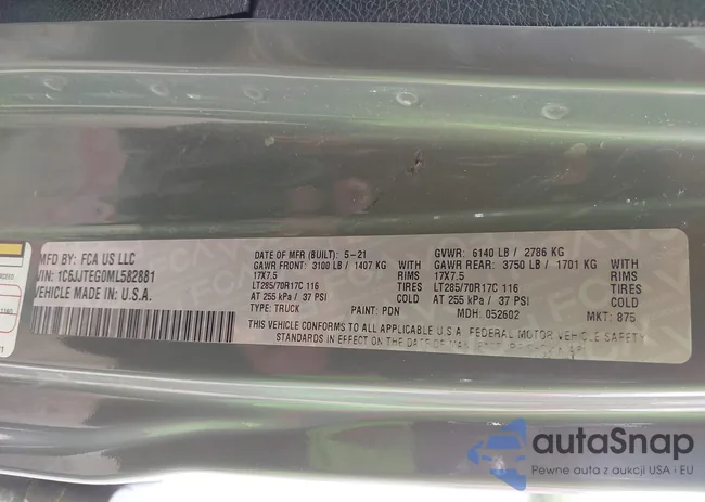 1C6JJTEG0ML582881: 42495318