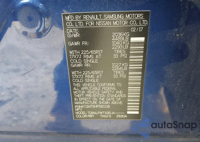 KNMAT2MT6HP560118: 42496774