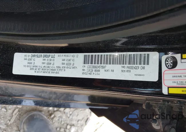 1C3CCBBB6DN579507: 42496836