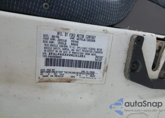 3FALP653XVM101281: 42496912