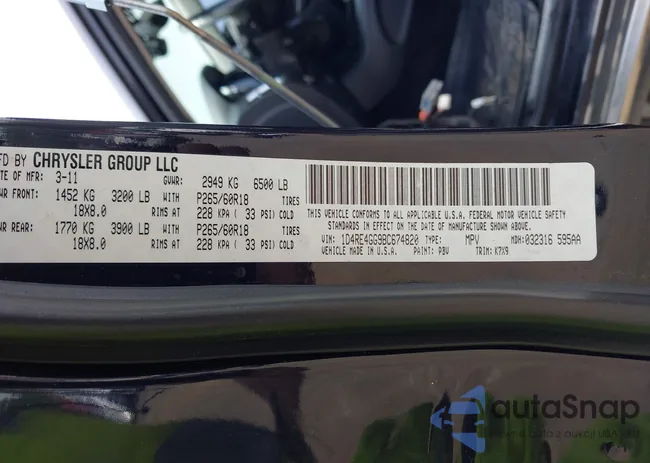 1D4RE4GG9BC674820: 42496927