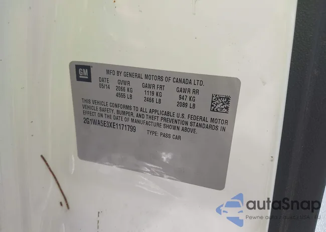 2G1WA5E3XE1171799: 42497088