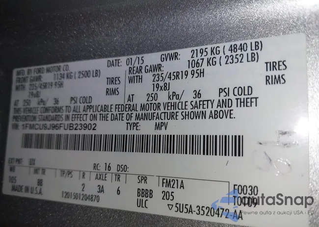 1FMCU9J96FUB23902: 42497188