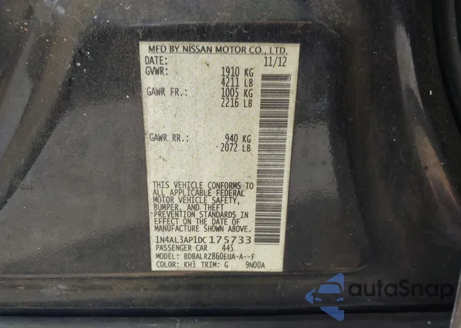 1N4AL3AP1DC175733: 42497224