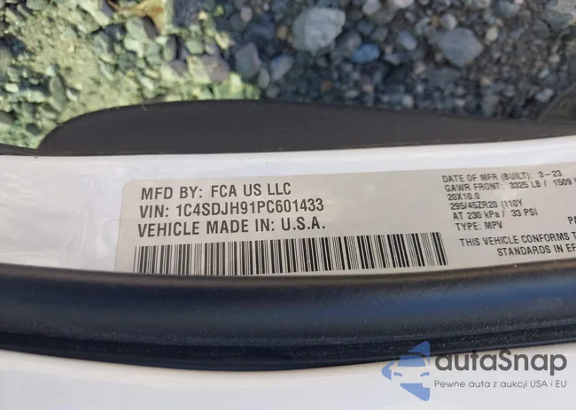 1C4SDJH91PC601433: 42496414