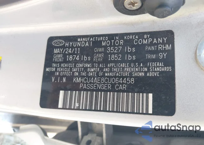 KMHCU4AE8CU064458: 42496529