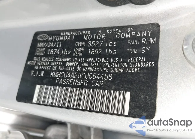 KMHCU4AE8CU064458: 42496529