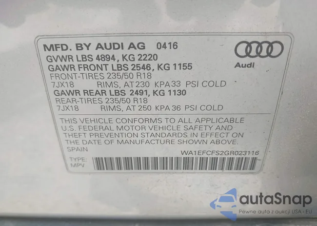 WA1EFCFS2GR023116: 42497714