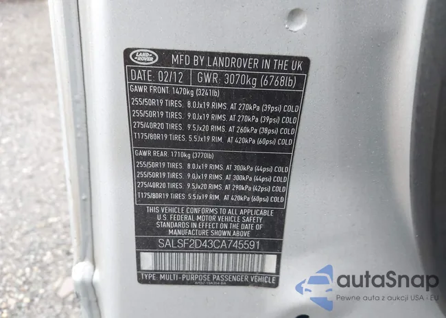 SALSF2D43CA745591: 42497765