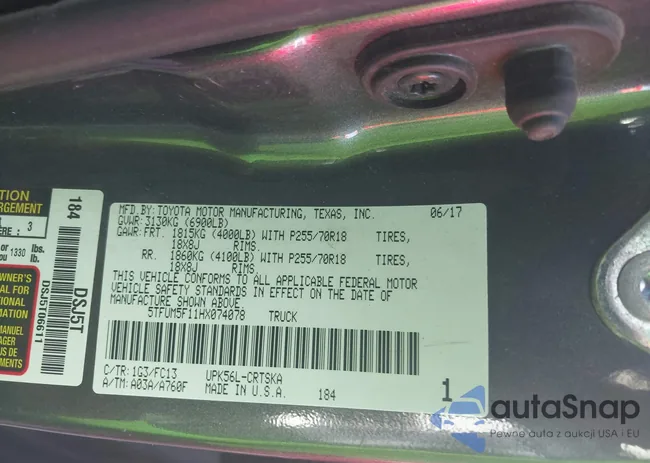 5TFUM5F11HX074078: 42497820