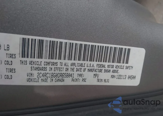 2C4RC1BG0DR658041: 42498154