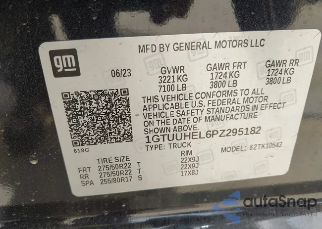 1GTUUHEL6PZ295182: 42497298