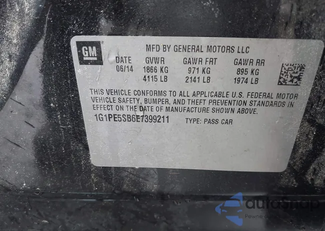 1G1PE5SB6E7399211: 42497310