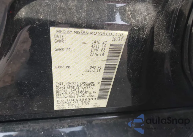 1N4AL3AP4FN356509: 42497520