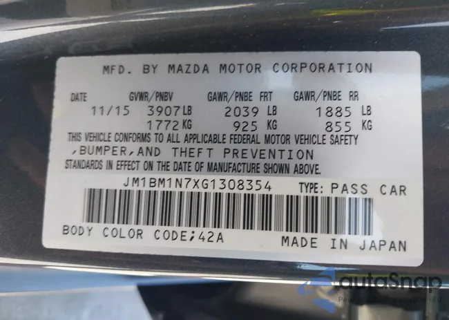 JM1BM1N7XG1308354: 42497590